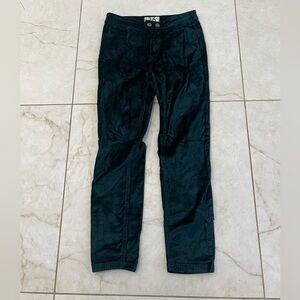 We The Free Green Velvet Pants Size 26 Regular